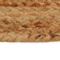 vidaXL Teppich Geflochten mit Quasten 150 cm Jute Rund vidaXL Teppich Geflochten mit Quasten 150 cm Jute Rund