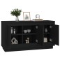 vidaXL Sideboard Schwarz 102x35x55 cm Holzwerkstoff vidaXL Sideboard Schwarz 102x35x55 cm Holzwerkstoff