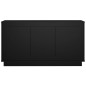 vidaXL Sideboard Schwarz 102x35x55 cm Holzwerkstoff vidaXL Sideboard Schwarz 102x35x55 cm Holzwerkstoff
