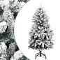 vidaXL Künstlicher Weihnachtsbaum Klappbar Beschneit 120 cm vidaXL Künstlicher Weihnachtsbaum Klappbar Beschneit 120 cm
