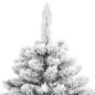 vidaXL Künstlicher Weihnachtsbaum Klappbar Beschneit 120 cm vidaXL Künstlicher Weihnachtsbaum Klappbar Beschneit 120 cm