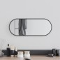 vidaXL Wandspiegel Schwarz 50x20 cm Oval vidaXL Wandspiegel Schwarz 50x20 cm Oval