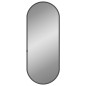 vidaXL Wandspiegel Schwarz 50x20 cm Oval vidaXL Wandspiegel Schwarz 50x20 cm Oval