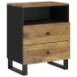 vidaXL Nachttisch 50x33x62 cm Massivholz Mango & Holzwerkstoff