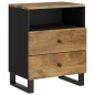 vidaXL Nachttisch 50x33x62 cm Massivholz Mango & Holzwerkstoff