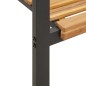 vidaXL Stapelbare Gartenstühle 2 Stk. Massivholz Akazie und Metall vidaXL Stapelbare Gartenstühle 2 Stk. Massivholz Akazie und Metall