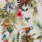 DUTCH WALLCOVERINGS Tapete Lemur-Motiv Silber DUTCH WALLCOVERINGS Tapete Lemur-Motiv Silber