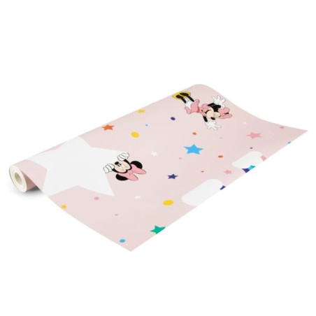 Kids at Home Tapete Rainbow Minnie Rosa
