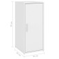 vidaXL Schuhschrank Weiß 32x35x70 cm Holzwerkstoff vidaXL Schuhschrank Weiß 32x35x70 cm Holzwerkstoff