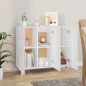 vidaXL Sideboard Hochglanz-Weiß 90x34x80 cm Holzwerkstoff vidaXL Sideboard Hochglanz-Weiß 90x34x80 cm Holzwerkstoff