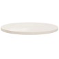 vidaXL Tischplatte Weiß Ø60x2,5 cm Massivholz Kiefer vidaXL Tischplatte Weiß Ø60x2,5 cm Massivholz Kiefer