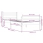 vidaXL Massivholzbett Weiß 90x200 cm vidaXL Massivholzbett Weiß 90x200 cm