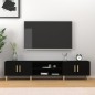 vidaXL TV-Schrank Schwarz 180x31,5x40 cm Holzwerkstoff vidaXL TV-Schrank Schwarz 180x31,5x40 cm Holzwerkstoff