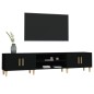vidaXL TV-Schrank Schwarz 180x31,5x40 cm Holzwerkstoff vidaXL TV-Schrank Schwarz 180x31,5x40 cm Holzwerkstoff
