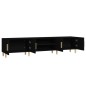 vidaXL TV-Schrank Schwarz 180x31,5x40 cm Holzwerkstoff vidaXL TV-Schrank Schwarz 180x31,5x40 cm Holzwerkstoff