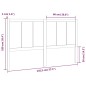 vidaXL Kopfteil Weiß 145,5x4x100 cm Massivholz Kiefer vidaXL Kopfteil Weiß 145,5x4x100 cm Massivholz Kiefer