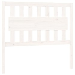 vidaXL Kopfteil Weiß 105,5x4x100 cm Massivholz Kiefer