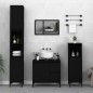 vidaXL Badschrank Schwarz 65x33x60 cm Holzwerkstoff vidaXL Badschrank Schwarz 65x33x60 cm Holzwerkstoff