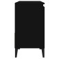vidaXL Badschrank Schwarz 65x33x60 cm Holzwerkstoff vidaXL Badschrank Schwarz 65x33x60 cm Holzwerkstoff