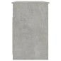 vidaXL Schreibtisch mit Schubladen Betongrau 102x50x76cm Holzwerkstoff vidaXL Schreibtisch mit Schubladen Betongrau 102x50x76cm Holzwerkstoff