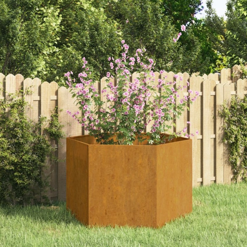 vidaXL Pflanzkübel Rostig 60x60x45 cm Cortenstahl vidaXL Pflanzkübel Rostig 60x60x45 cm Cortenstahl