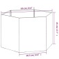 vidaXL Pflanzkübel Rostig 60x60x45 cm Cortenstahl vidaXL Pflanzkübel Rostig 60x60x45 cm Cortenstahl