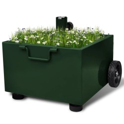 vidaXL Bepflanzbarer Sonnenschirmständer Blumentopf Grün