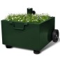 vidaXL Bepflanzbarer Sonnenschirmständer Blumentopf Grün vidaXL Bepflanzbarer Sonnenschirmständer Blumentopf Grün