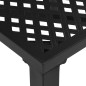 vidaXL 5-tlg. Garten-Essgruppe Stahl Schwarz vidaXL 5-tlg. Garten-Essgruppe Stahl Schwarz