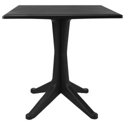 vidaXL Gartentisch Anthrazit 70 x 70 x 71,7 cm Kunststoff