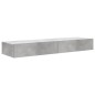 vidaXL TV-Schränke mit LED-Leuchten 2 Stk. Betongrau 60x35x15,5 cm vidaXL TV-Schränke mit LED-Leuchten 2 Stk. Betongrau 60x35x15,5 cm