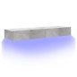 vidaXL TV-Schränke mit LED-Leuchten 2 Stk. Betongrau 60x35x15,5 cm vidaXL TV-Schränke mit LED-Leuchten 2 Stk. Betongrau 60x35x15,5 cm
