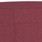 vidaXL Fußhocker Weinrot 60x50x41 cm Stoff vidaXL Fußhocker Weinrot 60x50x41 cm Stoff