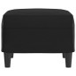 vidaXL Fußhocker Schwarz 60x50x41 cm Kunstleder vidaXL Fußhocker Schwarz 60x50x41 cm Kunstleder