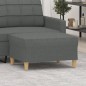 vidaXL Fußhocker Dunkelgrau 70x55x41 cm Stoff vidaXL Fußhocker Dunkelgrau 70x55x41 cm Stoff