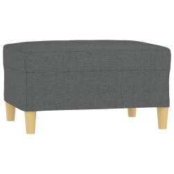 vidaXL Fußhocker Dunkelgrau 70x55x41 cm Stoff