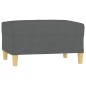 vidaXL Fußhocker Dunkelgrau 70x55x41 cm Stoff vidaXL Fußhocker Dunkelgrau 70x55x41 cm Stoff