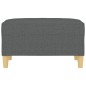 vidaXL Fußhocker Dunkelgrau 70x55x41 cm Stoff vidaXL Fußhocker Dunkelgrau 70x55x41 cm Stoff