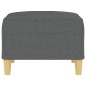 vidaXL Fußhocker Dunkelgrau 70x55x41 cm Stoff vidaXL Fußhocker Dunkelgrau 70x55x41 cm Stoff