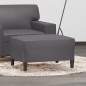 vidaXL Fußhocker Grau 70x55x41 cm Kunstleder vidaXL Fußhocker Grau 70x55x41 cm Kunstleder