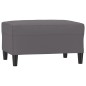 vidaXL Fußhocker Grau 70x55x41 cm Kunstleder vidaXL Fußhocker Grau 70x55x41 cm Kunstleder