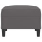 vidaXL Fußhocker Grau 70x55x41 cm Kunstleder vidaXL Fußhocker Grau 70x55x41 cm Kunstleder