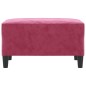 vidaXL Fußhocker Weinrot 70x55x41 cm Samt vidaXL Fußhocker Weinrot 70x55x41 cm Samt