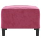 vidaXL Fußhocker Weinrot 70x55x41 cm Samt vidaXL Fußhocker Weinrot 70x55x41 cm Samt