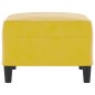 vidaXL Fußhocker Gelb 70x55x41 cm Samt