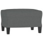 vidaXL Fußhocker Dunkelgrau 60x50x41 cm Stoff vidaXL Fußhocker Dunkelgrau 60x50x41 cm Stoff