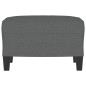 vidaXL Fußhocker Dunkelgrau 60x50x41 cm Stoff vidaXL Fußhocker Dunkelgrau 60x50x41 cm Stoff