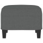 vidaXL Fußhocker Dunkelgrau 60x50x41 cm Stoff vidaXL Fußhocker Dunkelgrau 60x50x41 cm Stoff