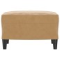 vidaXL Fußhocker Braun 60x50x41 cm Samt vidaXL Fußhocker Braun 60x50x41 cm Samt
