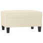 vidaXL Fußhocker Creme 70x55x41 cm Kunstleder vidaXL Fußhocker Creme 70x55x41 cm Kunstleder